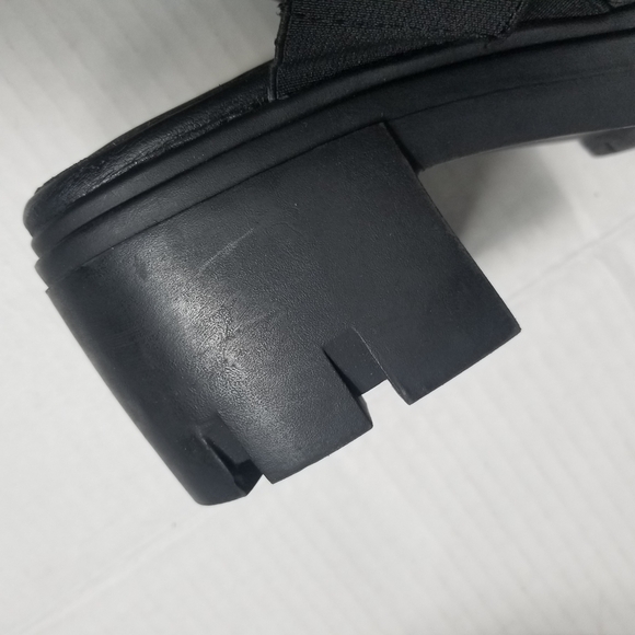 MADDEN GIRL WOMEN'S BLACK CHUNKY HEEL SANDALS SIZE 9.5 - Picture 11 of 16